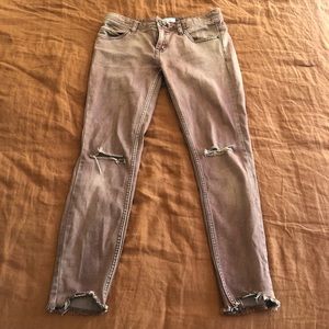 Free People - Rust Pants (cotton, size 26)